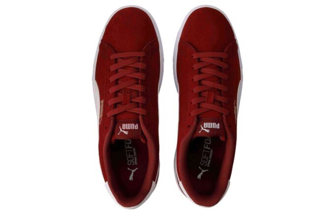 Buty zamszowe Saab Pro w kolorze intensywnej czerwieni