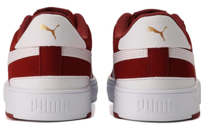 Buty zamszowe Saab Pro w kolorze intensywnej czerwieni