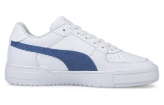 Ca Pro Denim Casual Skateboarding Shoes Unisex Biało-Niebieskie