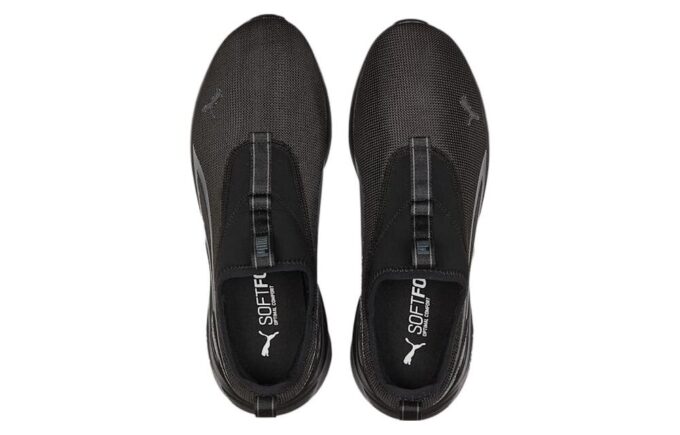 Całodzienne, aktywne, wsuwane buty „Black Dark Shadow”