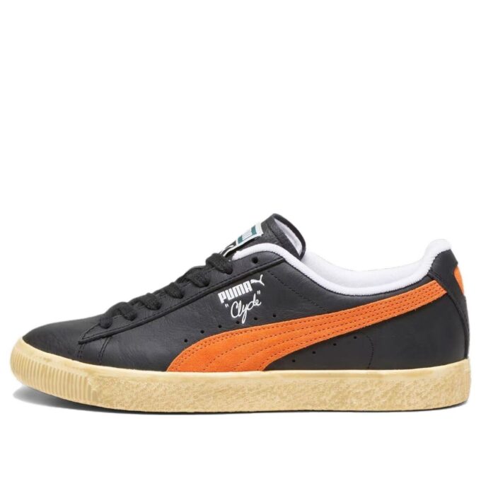 Clyde Vintage „Czarny Rickie Pomarańczowy”
