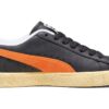 Clyde Vintage „Czarny Rickie Pomarańczowy”