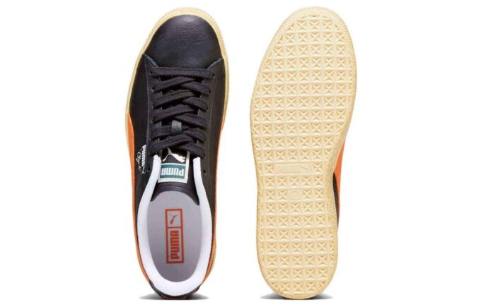 Clyde Vintage „Czarny Rickie Pomarańczowy”