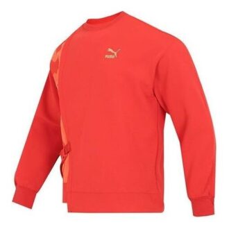 CNY Bz Zaozhi Bluza z okrągłym dekoltem „Red”