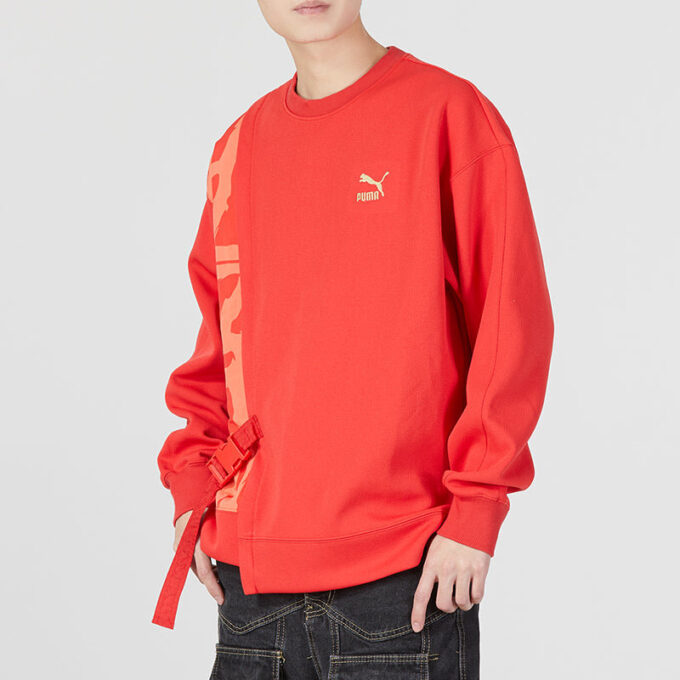 CNY Bz Zaozhi Bluza z okrągłym dekoltem „Red”