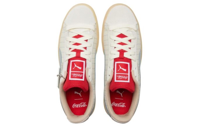Coca-Cola x Suede „Slate Pinstripes”