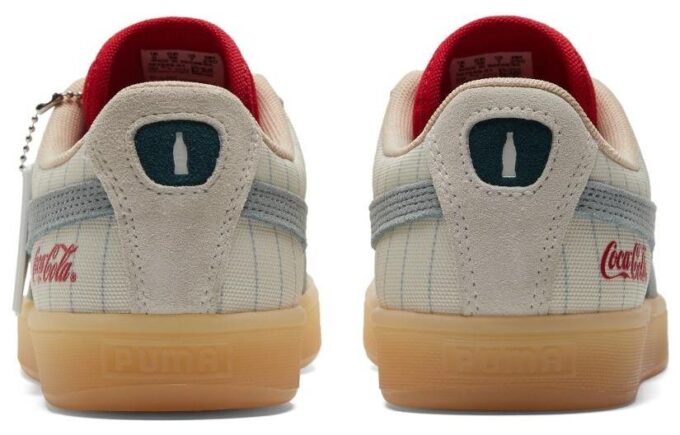 Coca-Cola x Suede „Slate Pinstripes”