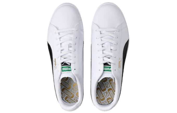Court Star Low Top Casual Skate Shoes Unisex Biało-Czarne