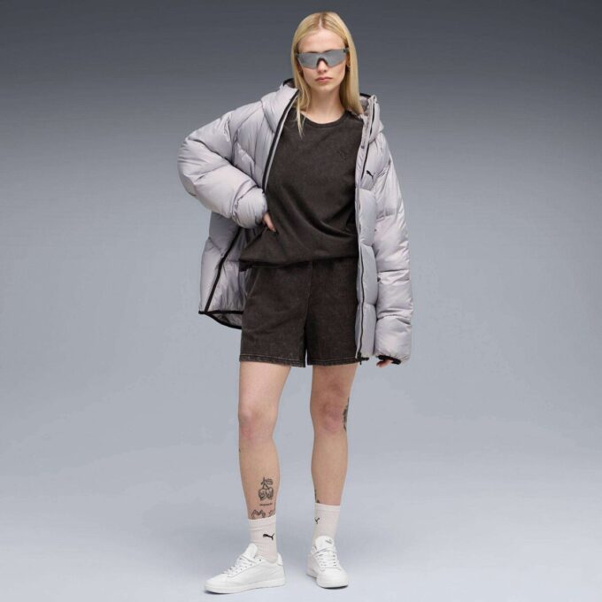 Damskie szorty Elevated Essentials Acid Wash