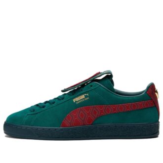 Dapper Dan x Suede „Żakardowy nadruk – Varsity Green”