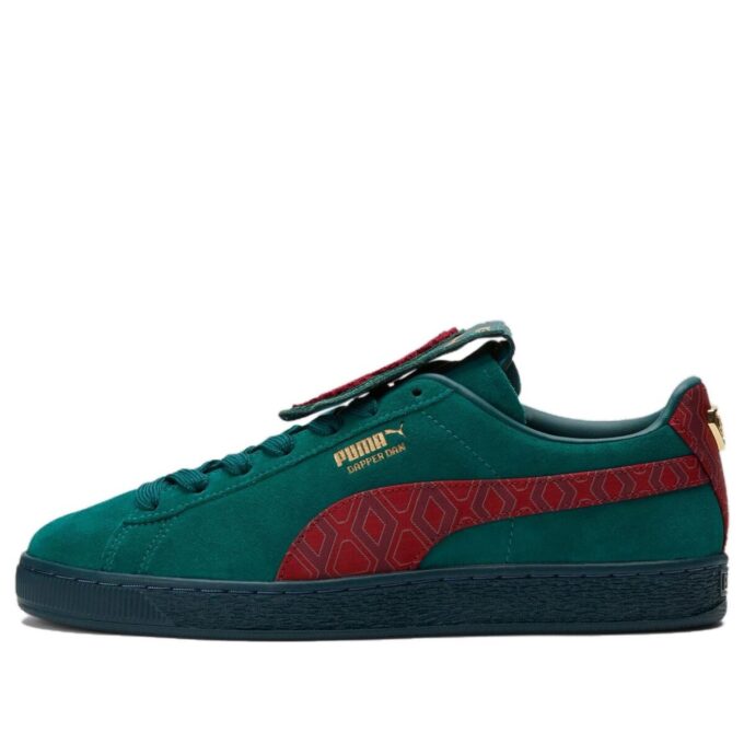 Dapper Dan x Suede „Żakardowy nadruk – Varsity Green”