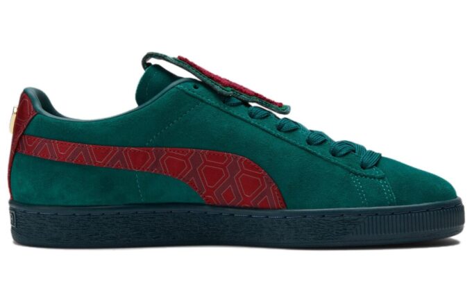 Dapper Dan x Suede „Żakardowy nadruk – Varsity Green”