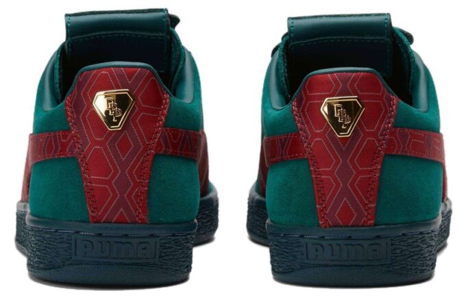 Dapper Dan x Suede „Żakardowy nadruk – Varsity Green”