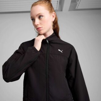 DARE TO Damska kurtka oversize z tkaniny z zamkiem błyskawicznym DARE TO Damska kurtka oversize z tkaniny z zamkiem błyskawicznym