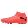 Future 7 Match + Sznurowane Buty Piłkarskie MG w Kolorze Różowym