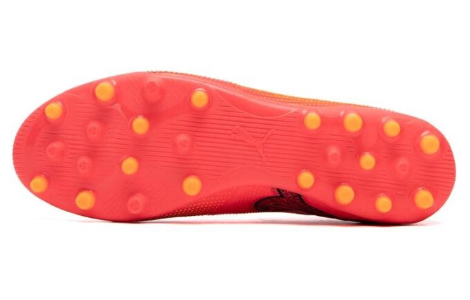 Future 7 Match + Sznurowane Buty Piłkarskie MG w Kolorze Różowym