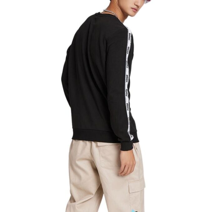 Graficzny sweter „Czarny”