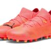 (GS) Buty piłkarskie Future 7 Match MG w kolorze różowym