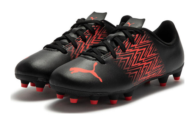 (GS) Buty piłkarskie Tacto FG/AG JR „Black Sunblaze”
