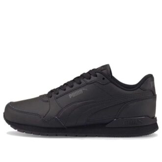 (GS) ST Runner V3 Skórzane buty „Triple Black”