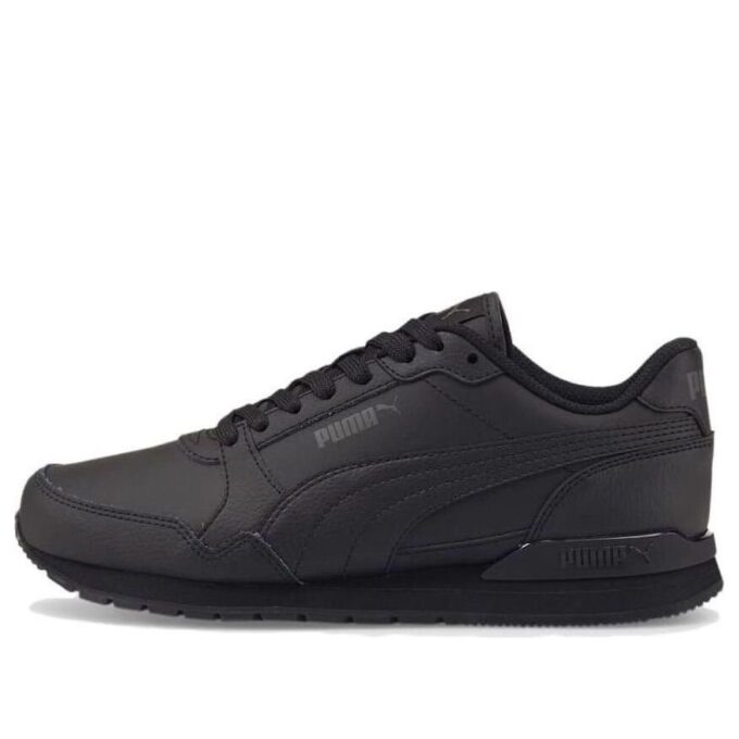 (GS) ST Runner V3 Skórzane buty „Triple Black”