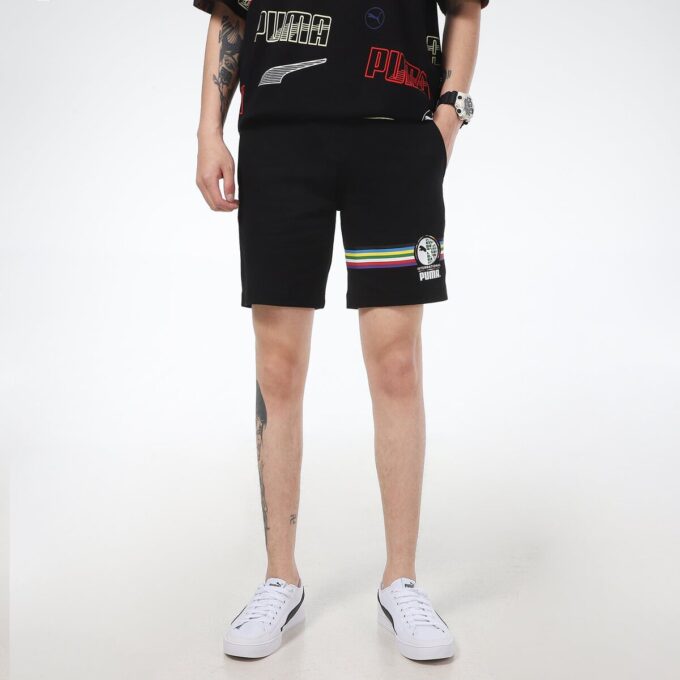 INTL Graphic Shorts „Black White”