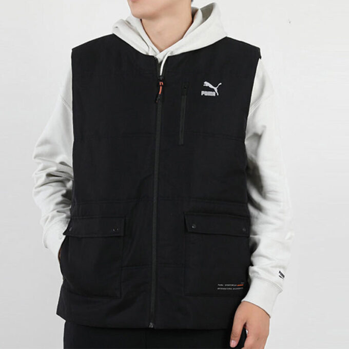 Kamizelka Interstellar Padded Gilet Casual Stay Warm w kolorze czarnym