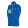 Kamizelka XTG Trail Fleece z kieszeniami na zamek błyskawiczny w kolorze niebiesko-pomarańczowym