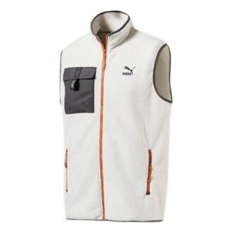 Kamizelka XTG Trail Fleece z kieszeniami zapinanymi na zamek w kolorze biało-czarno-pomarańczowym Kamizelka XTG Trail Fleece z kieszeniami zapinanymi na zamek w kolorze biało-czarno-pomarańczowym
