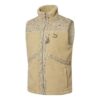 Kamizelka z tkaniny Paisley Sherpa w kolorze brązowym