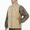 Kamizelka z tkaniny Paisley Sherpa w kolorze brązowym
