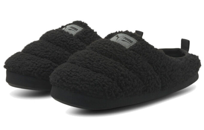 Kapcie Scuff Sherpa „Czarne”