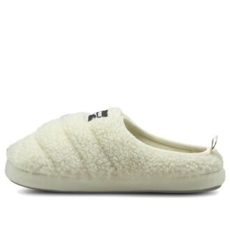 Kapcie Scuff Sherpa „Whisper White”
