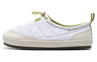 Kapcie Tuff Padded Plus w kolorze biało-zielonym