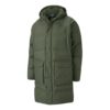Klasyczna długa kurtka puchowa „Army Green”