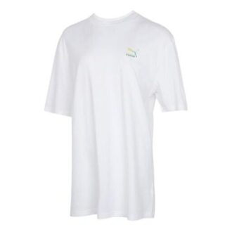 Klasyczny t-shirt z logo „Biały”