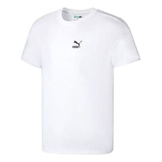 Klasyczny T-shirt z logo „Biały”