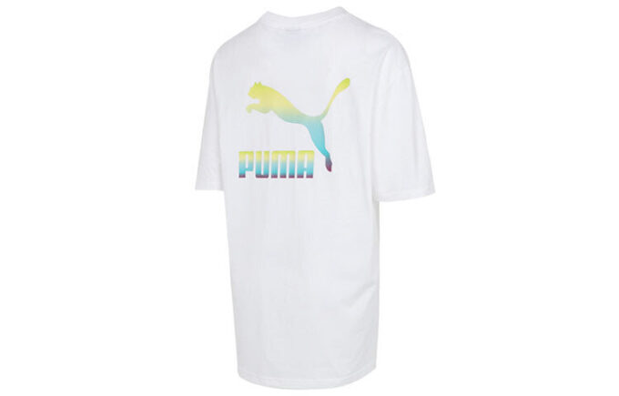 Klasyczny t-shirt z logo „Biały”