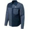 Koszula dwustronna Paisley Woven Shacke w kolorze niebiesko-szarym i czarnym