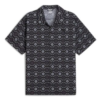 Koszula tkana Classics New Prep Aop w kolorze czarnym
