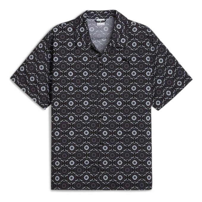 Koszula tkana Classics New Prep Aop w kolorze czarnym