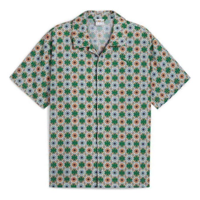 Koszula tkana Classics New Prep Aop w kolorze zielonym