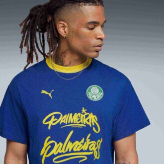 Koszulka do koszykówki dla mężczyzn HOOPS x SE Palmeiras