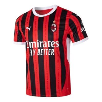 Koszulka domowa AC Milan 24/25 „Czerwono-czarna”