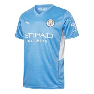 Koszulka domowa Manchester City 21/22 SW Fan Edition w kolorze niebieskim