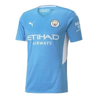 Koszulka domowa Manchester City Authentic Soccer w kolorze niebieskim Koszulka domowa Manchester City Authentic Soccer w kolorze niebieskim