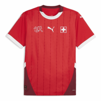Koszulka domowa reprezentacji Szwajcarii 24 w kolorze czerwonym Koszulka domowa reprezentacji Szwajcarii 24 w kolorze czerwonym