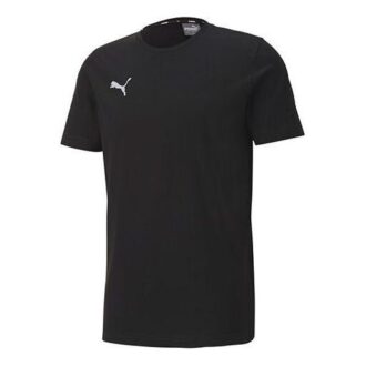 Koszulka Essential Regular Fit z nadrukiem logo w kolorze czarnym