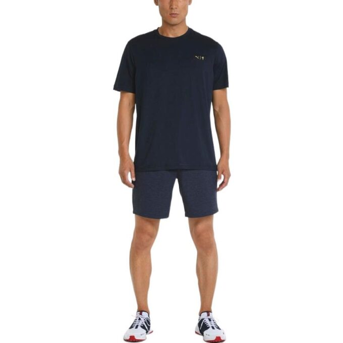 Koszulka golfowa PUMA x Palm Tree Crew w kolorze granatowym