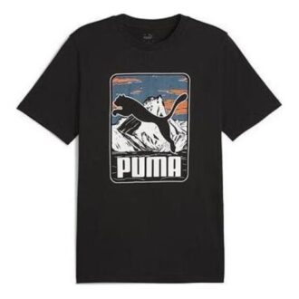 Koszulka graficzna Mountain T-shirt „Czarny”